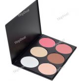 6 cores em pó Blush Blush Rosto Maquiagem Cosméticos creme R