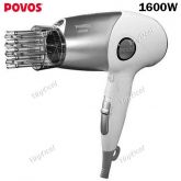 POVOS) PH8802 1600W 220V 3-Mode portátil de viagem secador d