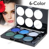 Professional 6-Color Sombra Palette Maquiagem Cosméticos ite